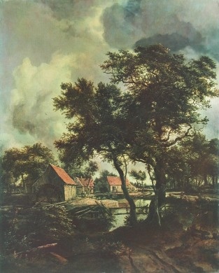 Hobbema Meindert; The Water Mill