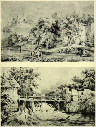 Boissieu Jean-Jacques; Zwei Landschaften