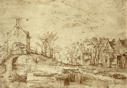 Brueghel Jan der Ältere; Vlämisches Dorf