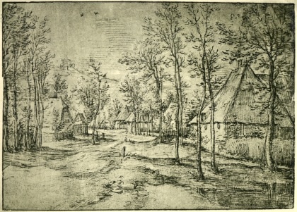 Brueghel Jan der Ältere; Dorfstraße