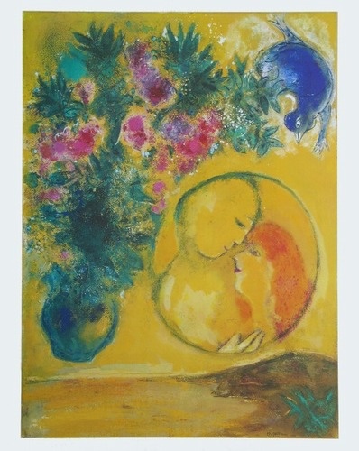 Chagall Marc; Sonne und Mimosen