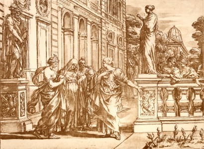 Cortona Pietro; Allegorie auf den Ruhm des Hauses Borghese