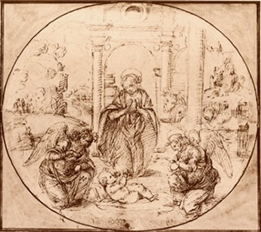Cosimo Pier; Anbetung des Jesukindes