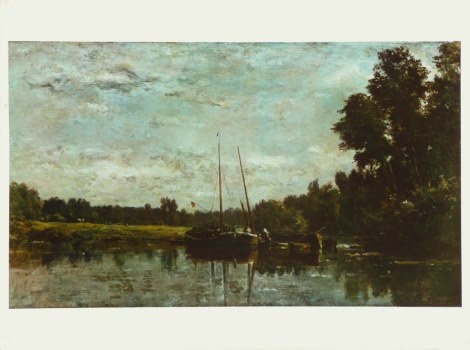 Daubigny Charles Francois; Schlepp-Kähne