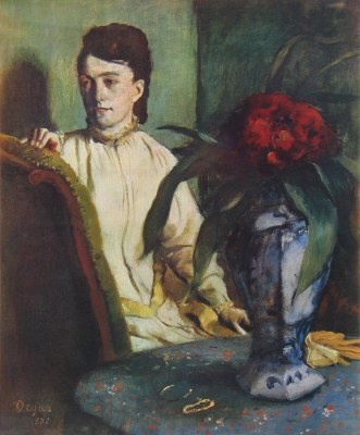 Degas Edgar; Frau mit Vase