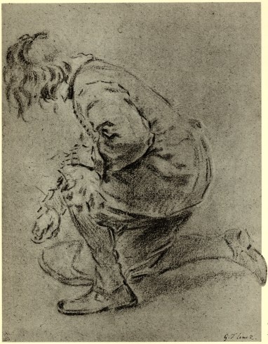 Flinck Govaert; Kniender Jüngling
