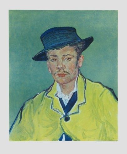 Gogh Vincent van; Bildnis eines jungen Mannes mit Hut, 1888