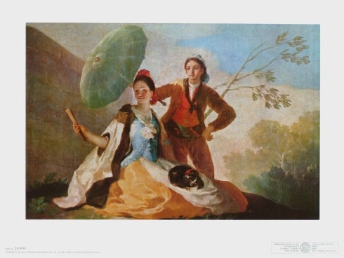 Goya Francisco; Der Sonnenschirm