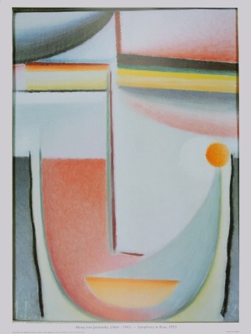 Jawlensky Alexej; Symphony in Rose, 1923