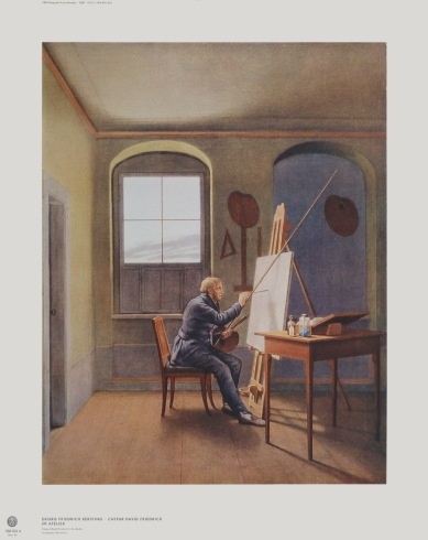 Kersting Georg Friedrich; Caspar David Friedrich im Atelier