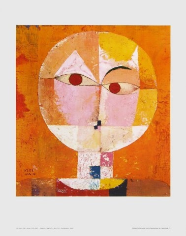 Klee Paul; Kopf eines Mannes - Senecio