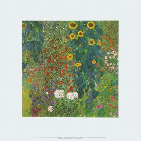 Klimt Gustav; Bauerngarten mit Sonnenblumen - 1905/06