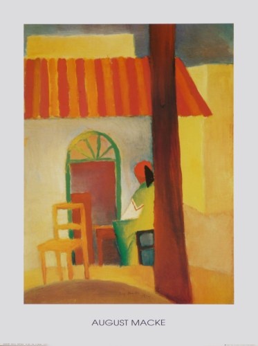 Macke August; Café Orientale