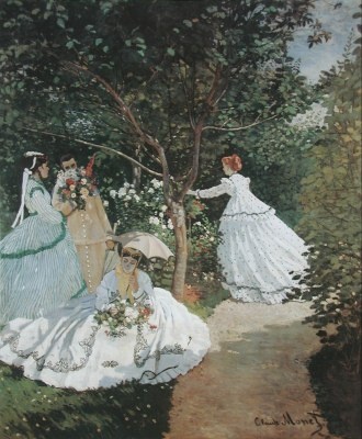 Monet Claude; Frauen im Garten