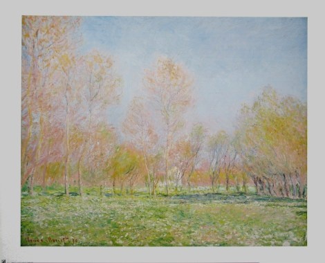 Monet Claude; Frühling in Giverny