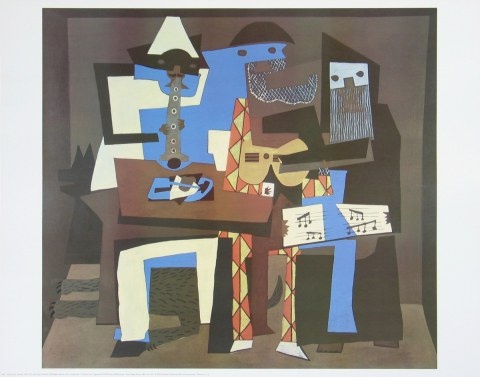 Picasso Pablo; Die drei Musikanten