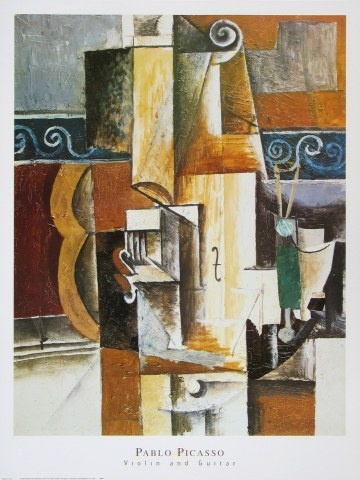 Picasso Pablo; Violine und Gitarre