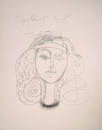 Picasso Pablo; Frauenkopf