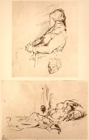 Rembrandt Harmensz van Rijn; Figuren-Studien