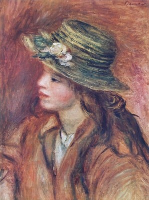 Renoir Pierre-Auguste; Mädchen mit Strohhut