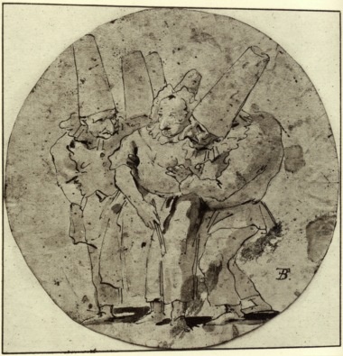 Tiepolo Giovanni Batista; Maskenscherz