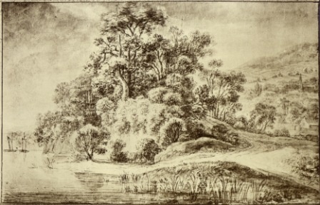 Waterloo Anthonis; Baumgruppe am Kanal